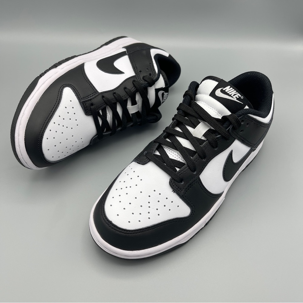 Women's Shoes Nike Dunk Low Panda White/Black - Picture 3 of 15